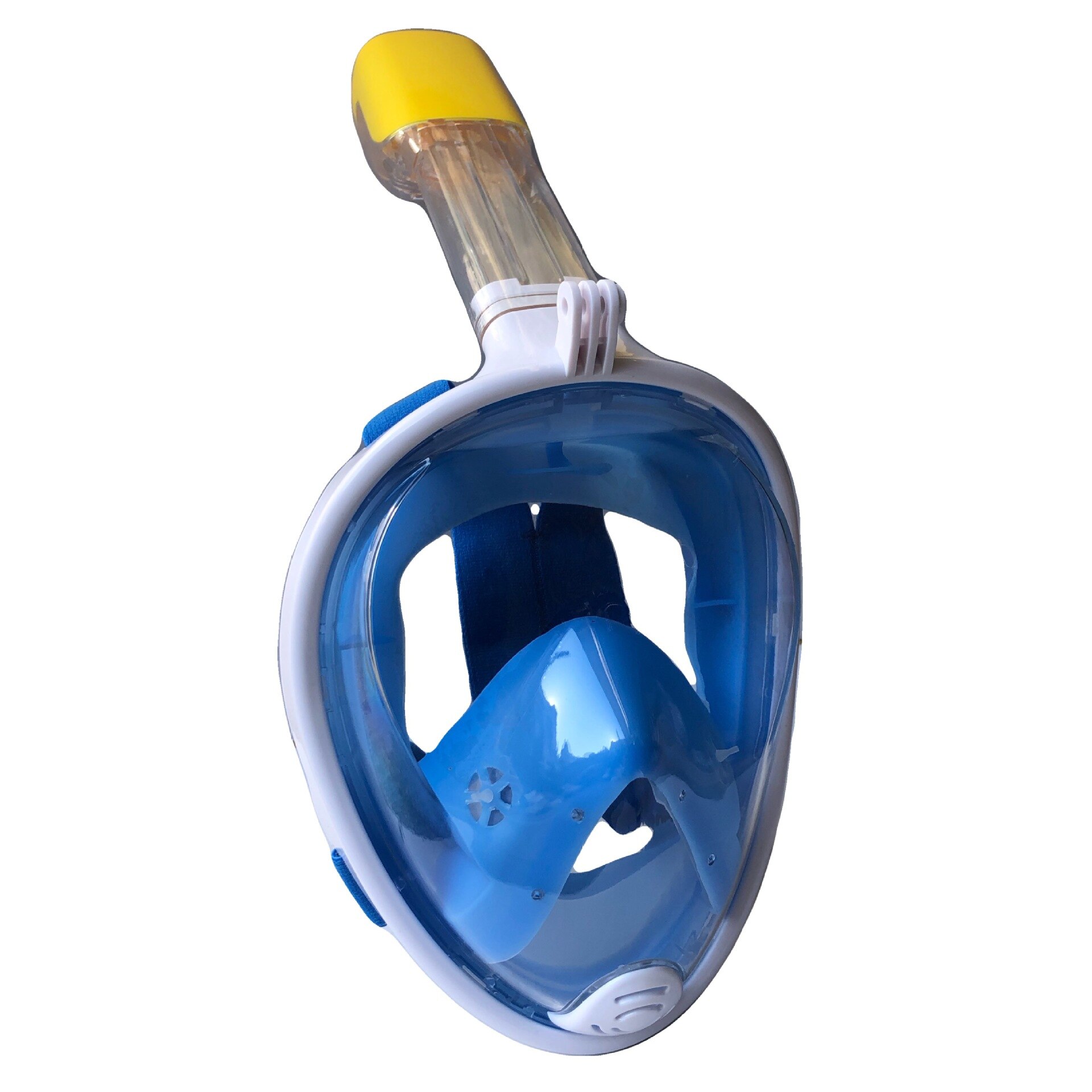 Scuba Diving mask silicone pelle secca dive occhialini lo snorkeling maschera Anti-fog nuoto Per Adulti e bambini maschera di Pesca In Apnea occhiali: Blu / L/XL