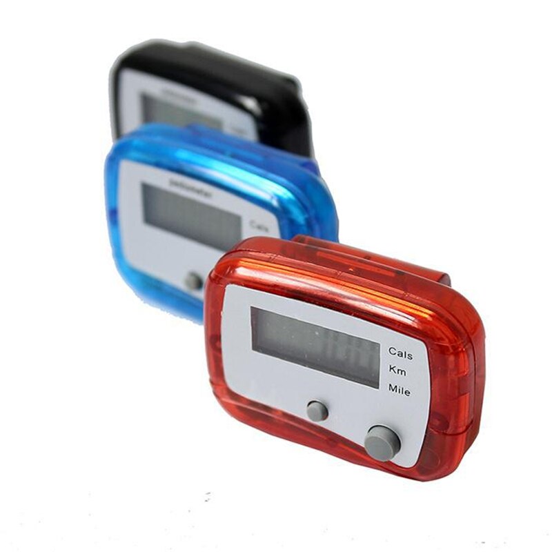 Sport Running Step Counter Mini Electronic Digital LCD Pedometer Jogging Run Step Walking Distance Calorie Sport Pedometer 1PC