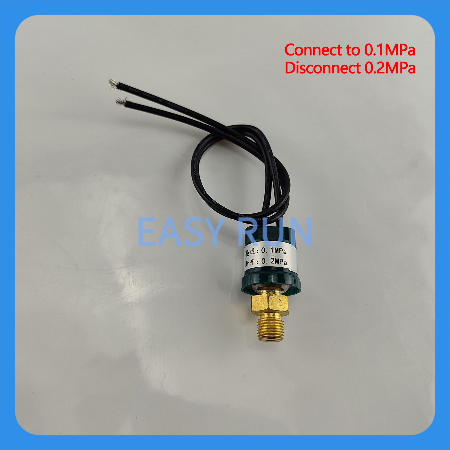 Pressure Switch Oil Pump Alarm Switch Lubrication System Pressure Sensor To Monitor Cut-off And Pressure Loss Thread M10*1: Gold