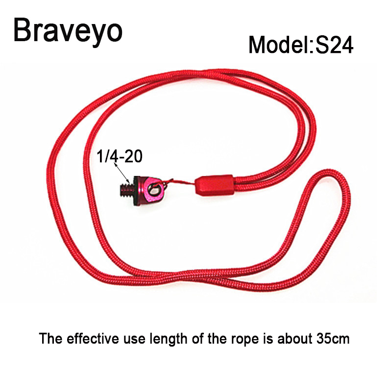 1/4 Cal smycz śruba D pierścień uchwyt na ramię pasek do mocowania Adapter aparat cyfrowy akcesoria do studia fotograficznego dla lustrzanka statyw: S24 1PC