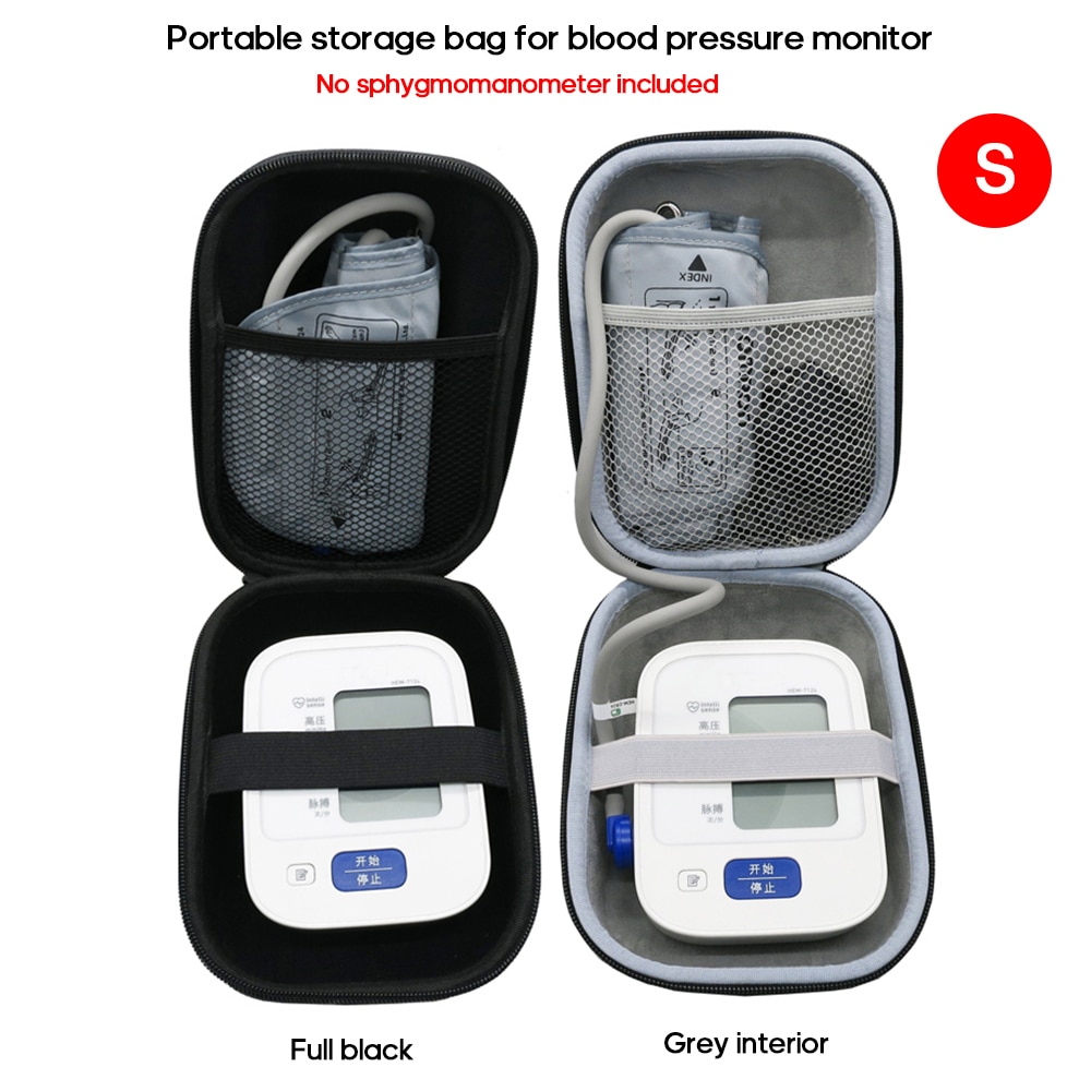 Bloeddrukmeter Tas Draagbare Eva Bloeddrukmeter Tonometer Opslag Tassen Draagtas Voor Reizen & Thuisgebruik