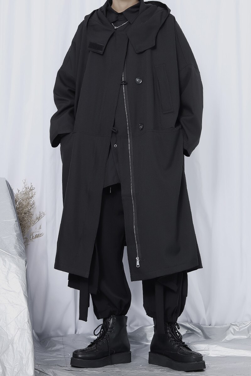 IEFB-abrigo largo con capucha para hombre, abrigo  – Grandado