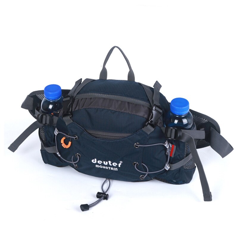 7l sacs banane imperméables et résistants à l'usure pour hommes et femmes, idéal pour l'escalade, le voyage, le camping, l'équitation et la randonnée: Bleu marine