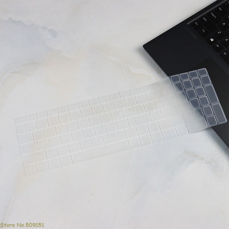 For Dell Inspiron 15 3000 3510 3511 3515 Inspiron 17 5000 7510 Dell Vostro 3510 3515 5510 5515 Laptop Keyboard Skin Cover: Clear