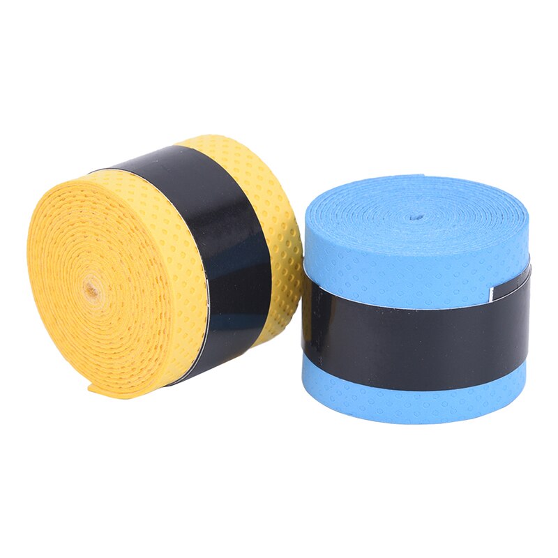 Empuñaduras de bádminton vibración de raqueta Overgrip Banda de sudor antideslizante raqueta de tenis seca Grip Anti-deslizante sudor absorbido Wraps Taps 3 uds