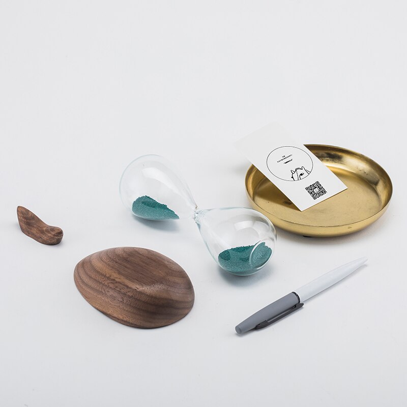 Sablier magnétique , pour amis amoureux, décoration de la maison, porte-stylo, horloge de sable, minuteries, lunettes de sable