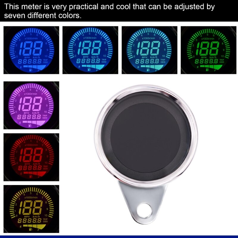 Multifunctional Motorcycle Instrument Panel Backlight Gauge Light Accessories