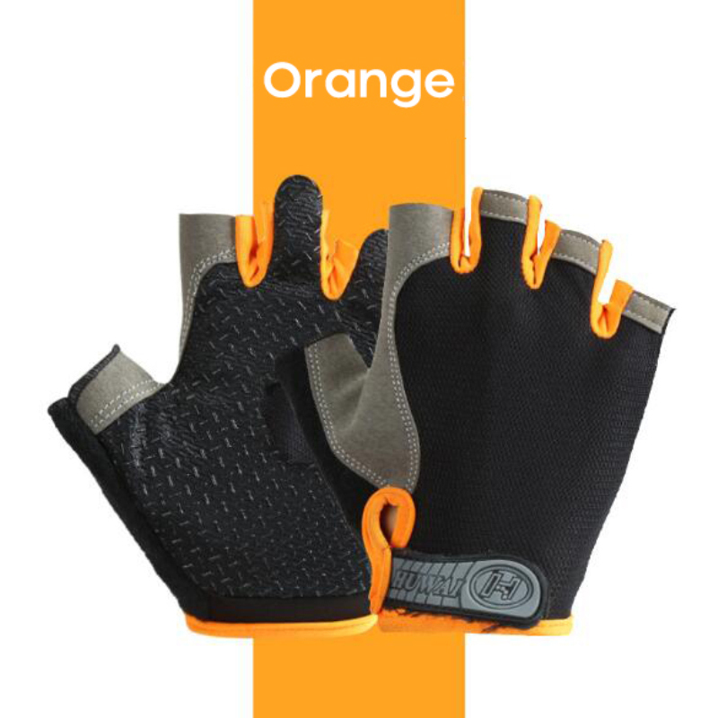 Ademend Half Vinger Gym Halters Handschoenen Mannen Vrouwen Bodybuilding Crossfit Oefening Sport Handschoenen Voor Fietsen Fiets Anti Slip: violet / S