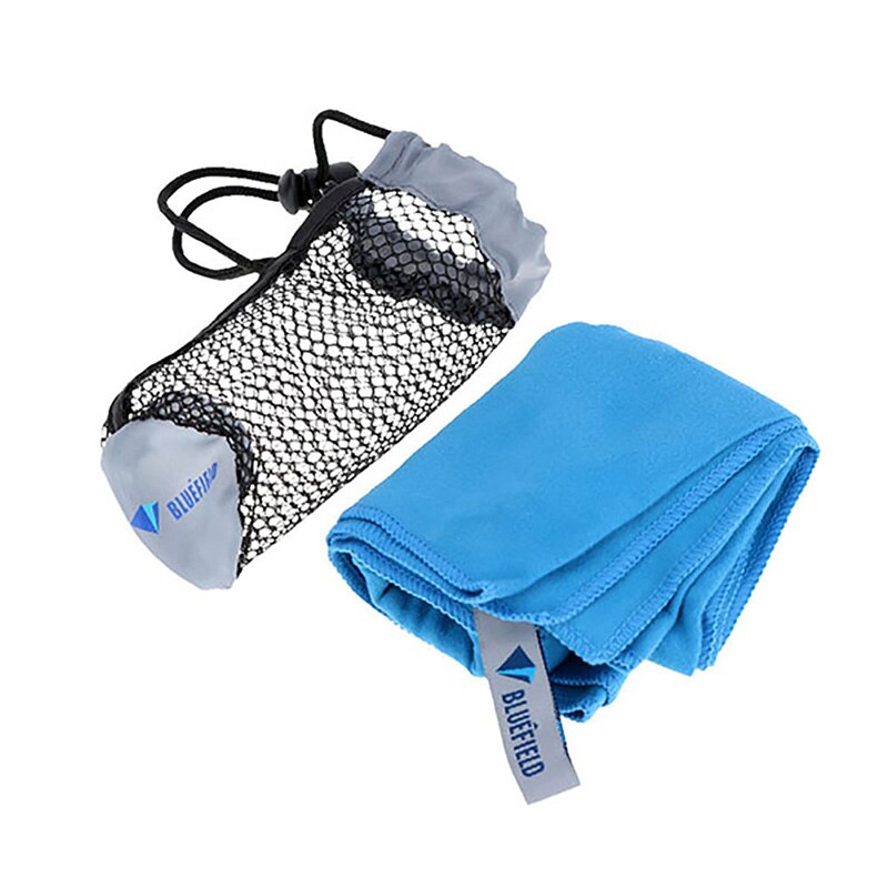 Zwemmen Handdoek Strand Microfiber Reizen Handdoek Snelle Outdoor Drogen Stof Zwemmen Badhanddoek: Blauw