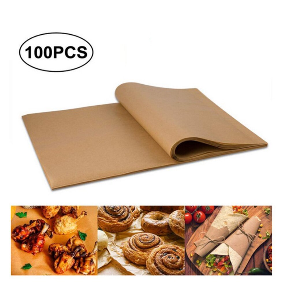 Almohadilla de papel absorbente de aceite para freír, filtro de aceite para barbacoa, papel absorbente para alimentos fritos, suministro de cocina, 30x40cm, 100 Uds.
