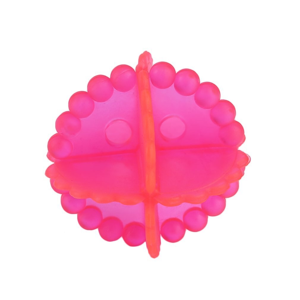 Nowy 1 szt. Przydatne jasne kulki robić prania tkaniny kulki robić prania czyszczenie odzieży narzędzie silikonowe higiena osobistej piłka kolor losowo