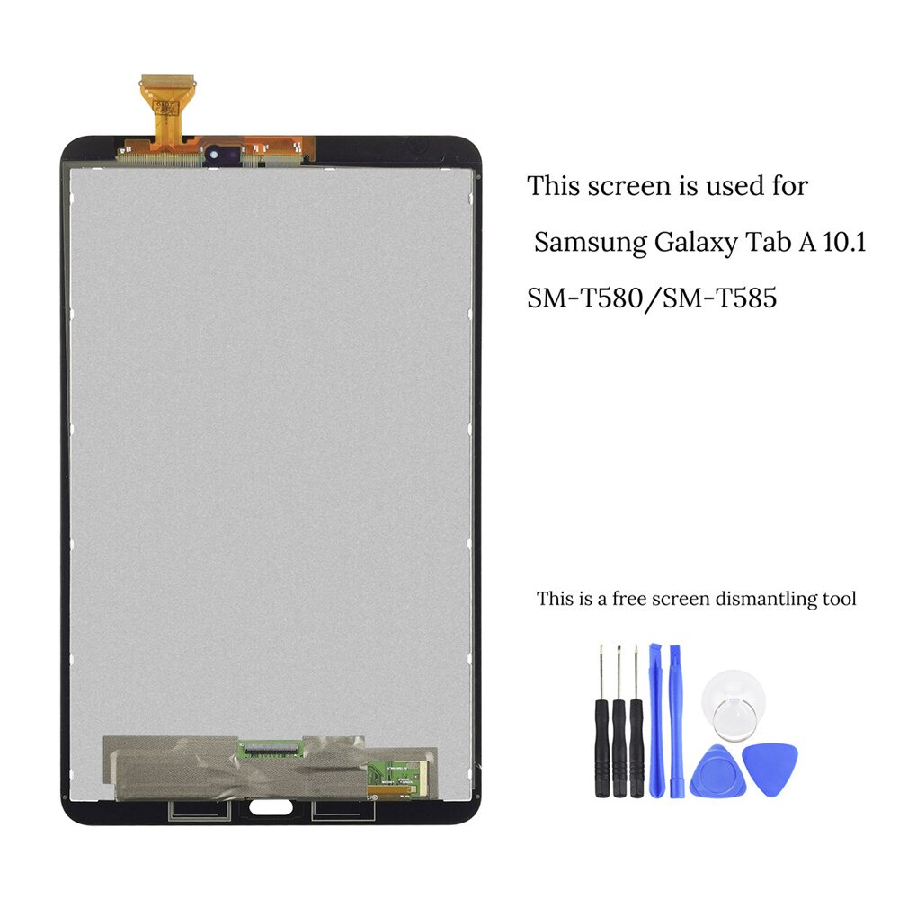 10.1 &#39;&#39;Voor Samsung Galaxy Tab Een 10.1 SM-T580 SM-T585 Lcd-scherm En Touch Screen Digitizer Componenten