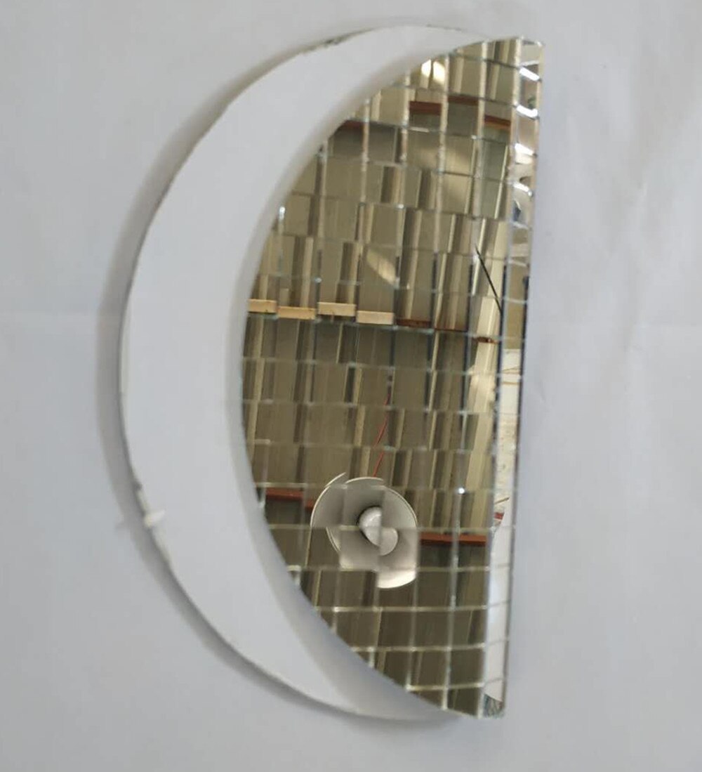 Round Circle Mirror Mosaic Tile , Glass Mosaic Mirror Round Sheet, Real Glass Self-Adhesive ,Mirror Glass Crafts