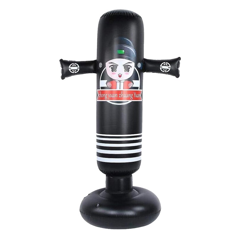 Inflatable Kids Punching Bag Inflatable Boxing Punching Bag for Practicing Karate Taekwondo MMA Relieve Pent Up Energy: Default Title
