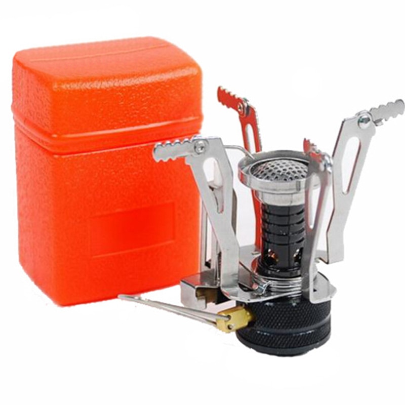 Mini Camping Stoves Folding Outdoor Gas Stove Portable Furnace Cooking Picnic Split Stoves Cooker Burners Camp stove gas stove