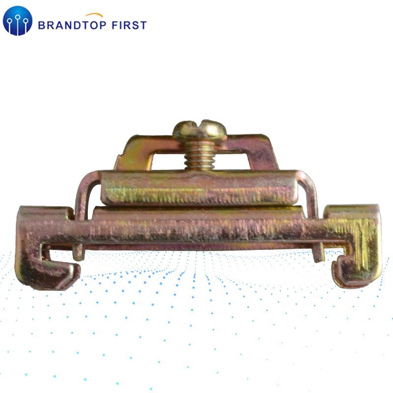 5pcs Fixed Clamp Fasten Clip for 35mm DIN Rail DIN Rail Fixed Clamp Fasten Clip C45