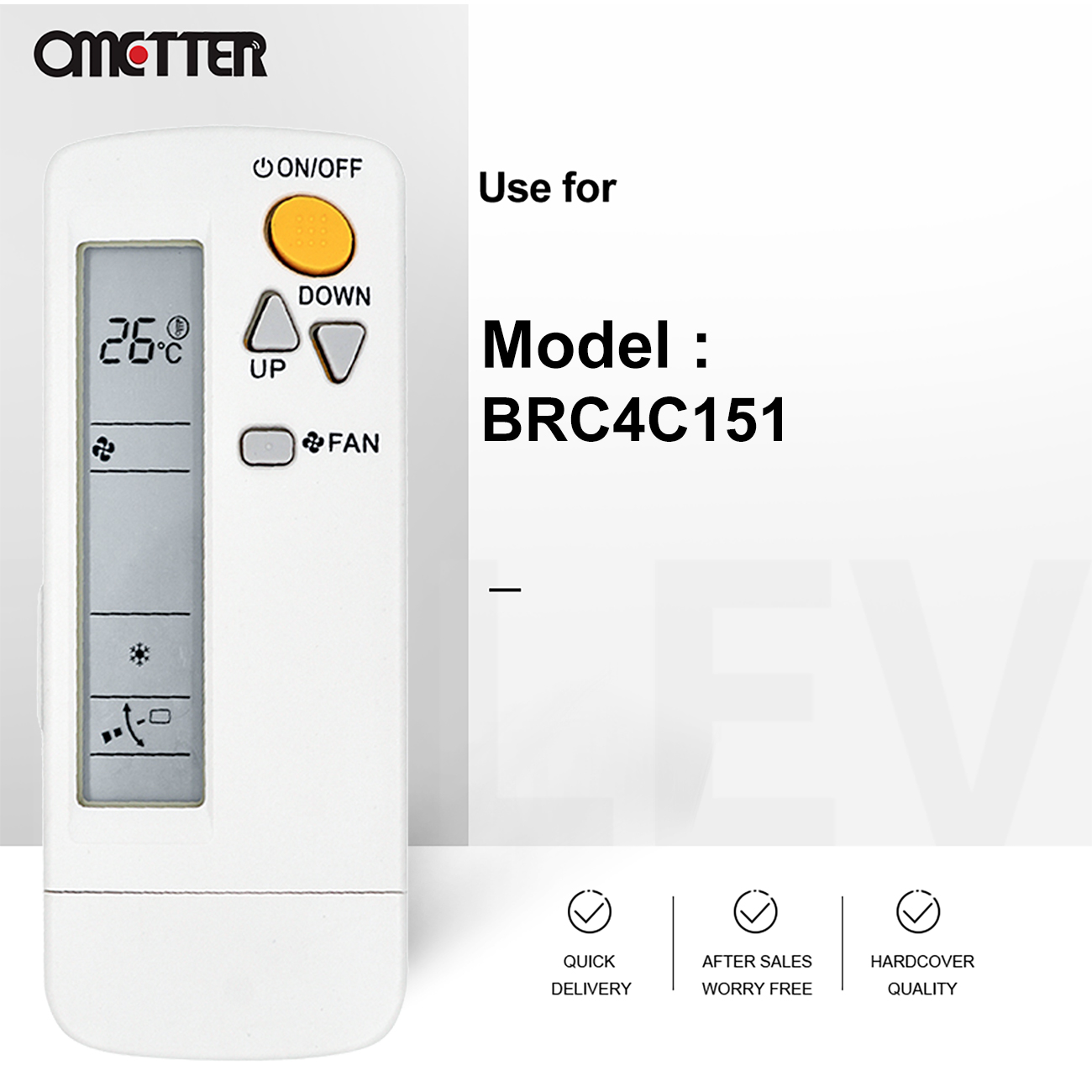 BRC4C151 is Suitable for DAIKIN general AC remote control BRC4C4C155 BRC4C4C4C4C4C152