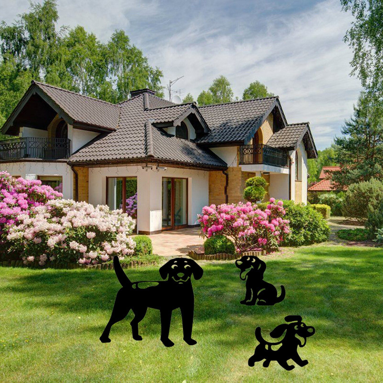 HNBTX Metall-Ameisen Garten Figuren - 4er Set Bunte Ameisen Für Indoor & Outdoor