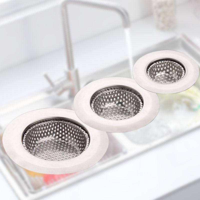 Premium Kitchen Sink Replacement Drain Waste Filter Plug Basket Strainer Drainer Kitchen Stainless Steel Sink Filter