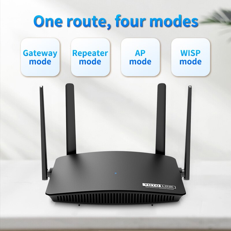 TOTOLINK A720R Dual Band Router With 4*6dBi Antennas WiFi Signal Amplifier Supports Four Working Modes