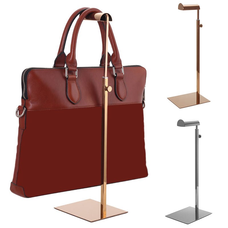 Stainless Steel Bag Holder Hat Rack Hanger Storage Holder Furniture Adjustable Handbag Display Stands Jewelry Display Stand