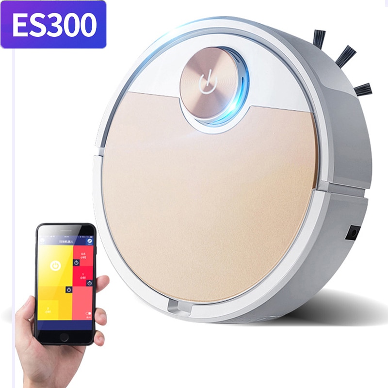 ES300 Robot Stofzuiger Mobiele Telefoon App Afstandsbediening Householdautomatic Stofverwijdering En Sterilisatie Smart Veegmachine