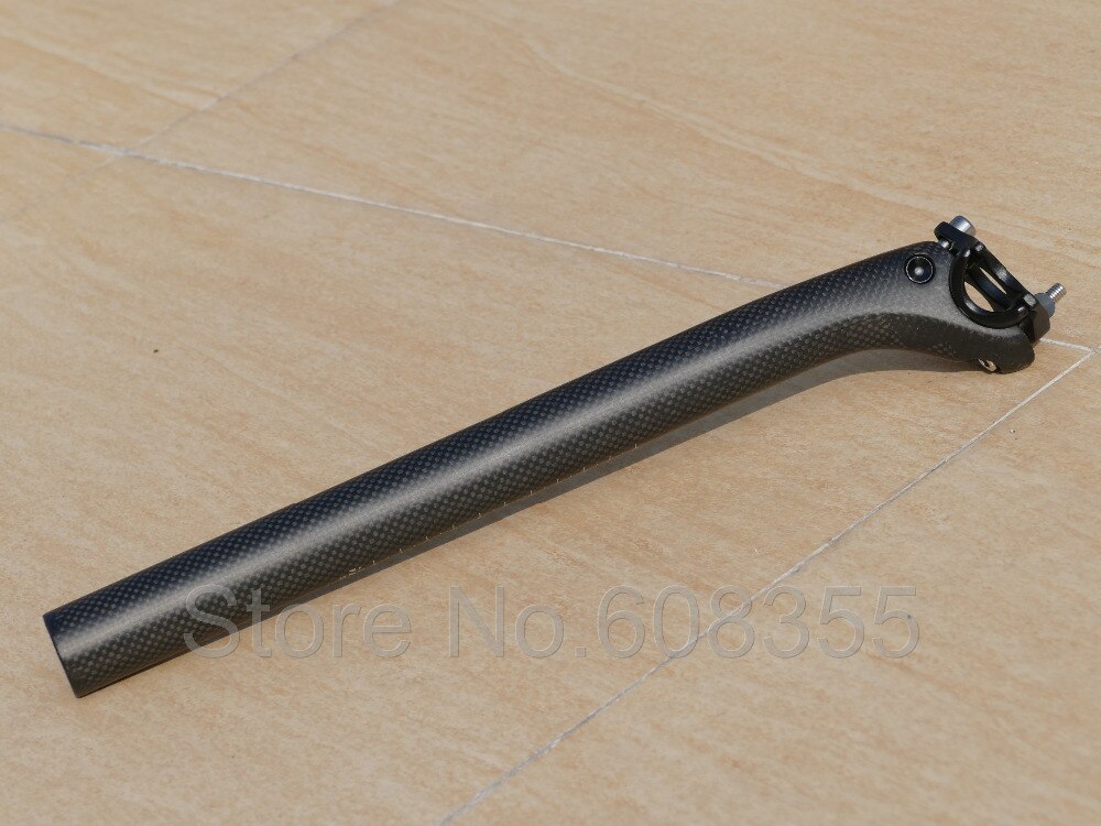 Carbon MTB Racefiets Zadelpen 31.6mm 27.2mm 350mm 400mm-3 K/UD Carbon Matt Glossy FIETS Zadelpen