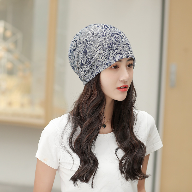 Chapeau Turban en coton élastique | chapeau couleur unie pour femmes, foulard , Bonnet intérieur Hijabs, casquette Hijab femme musulmane, enroulé pour la tête: A-08