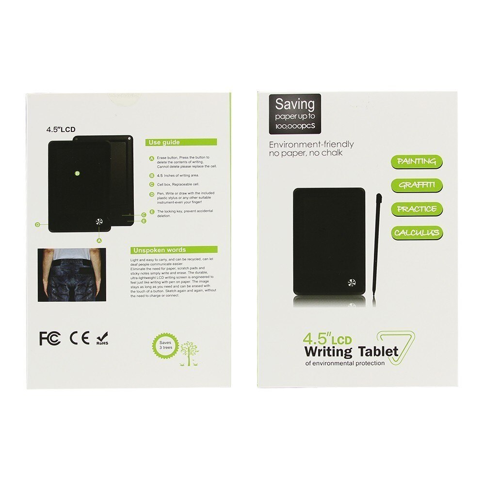 Mini 5 Inch LCD Writing Tablet Handy Digital Drawing Board Memo Message Electronic Graphic Notepad Paperless For Kids