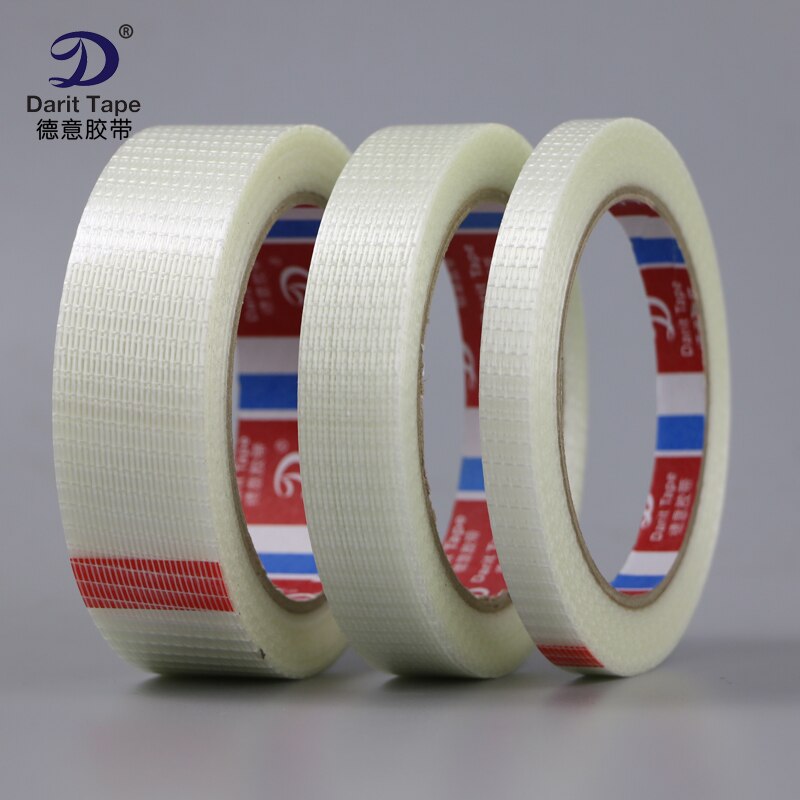 HIGH temperature glass fiber tape grid transparent striped single side adhesive binding tape High-Viscose 5mm*25M