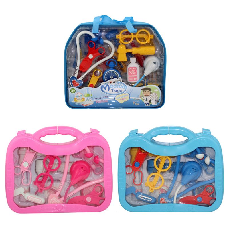 Kids Doctor Set Children Pretend Play Doctor Kit Role Play Costume Boys Girls Birthday