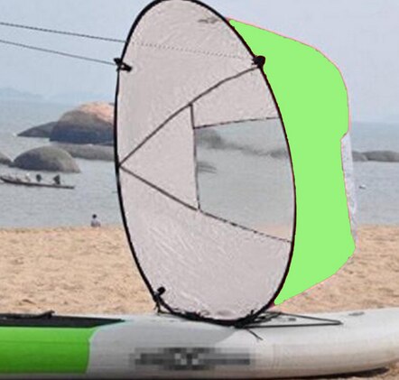 Prancha para paddle surf, prancha inflável macia para praia: Verde