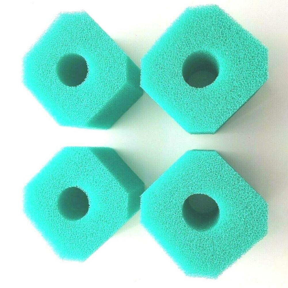 4PC zielony wysokiej gęstości sześcian basen wanna filtr gąbkowy wielokrotnego użytku wkład piankowy filtr zmywalny robić V1 S1 typ akcesoria