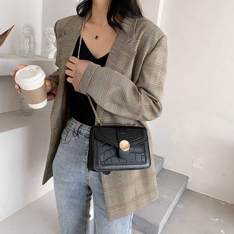 Chain Bag Style Women's Bag Versatile Small Square Bag