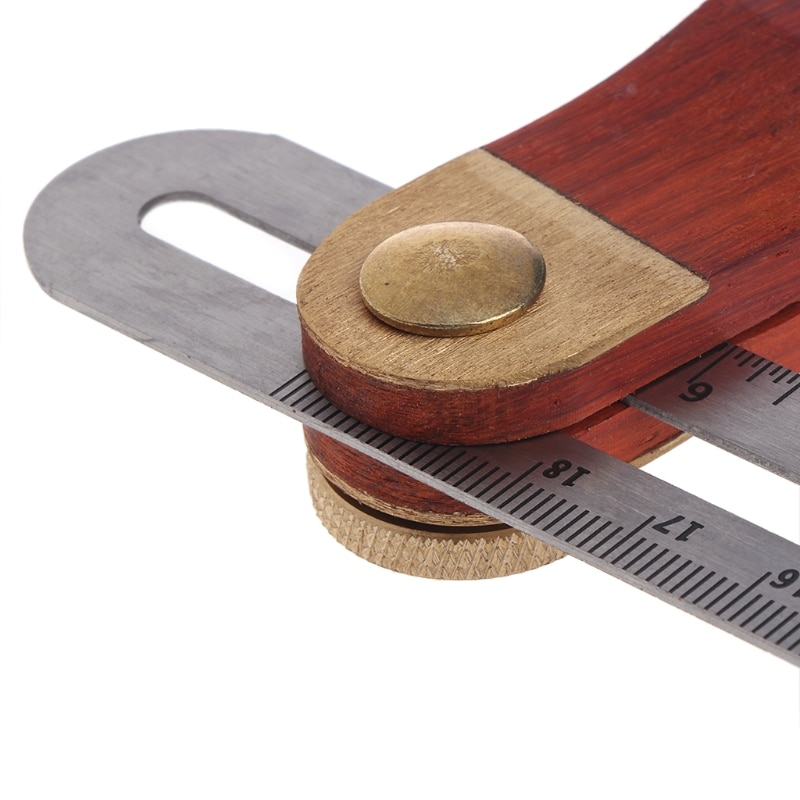 Angle Rulers Gauges Tri Square Sliding T-Bevel With Wooden Handle Level Measuring Tool wooden marking gauge