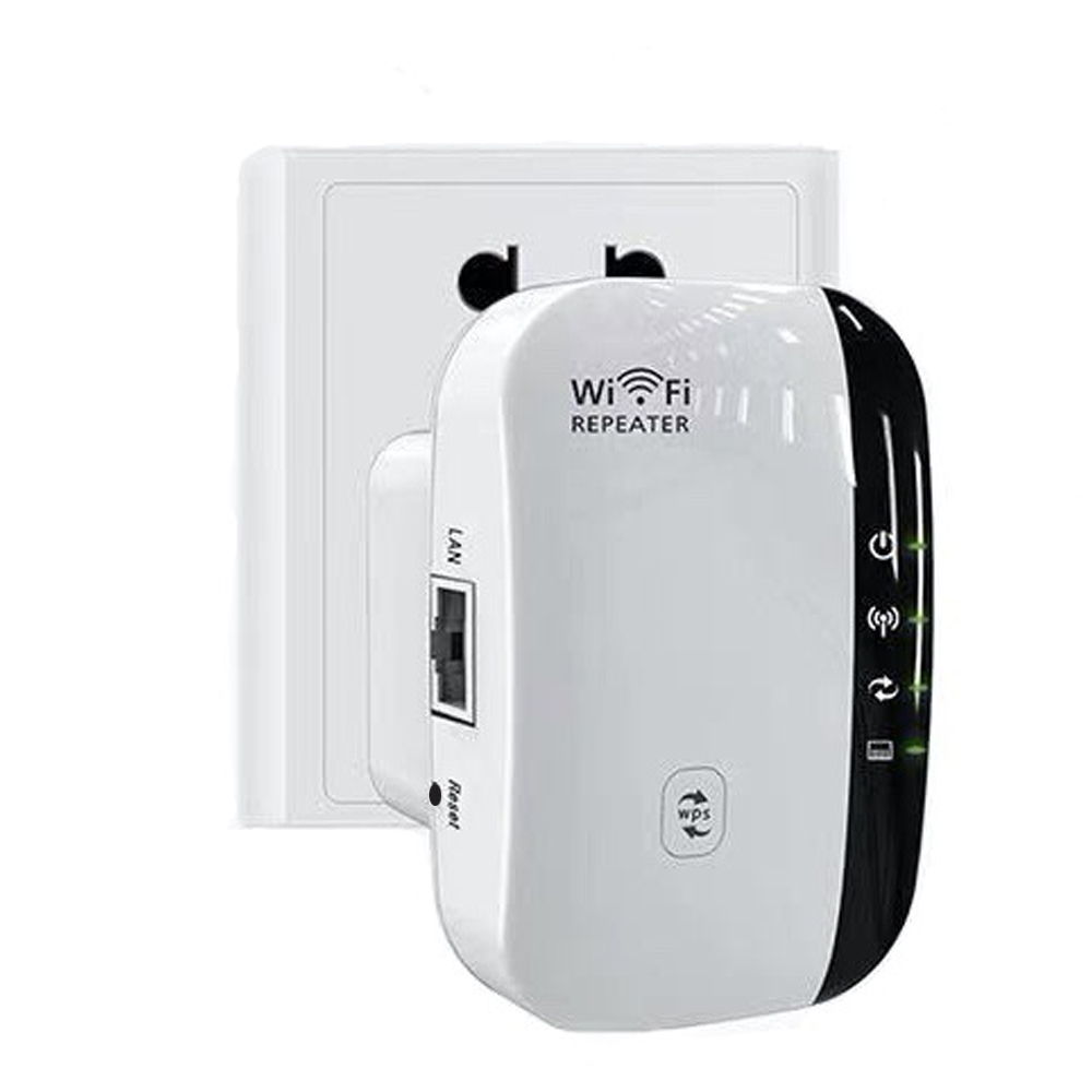 Wifi Draadloze Repeater Wifi Extender 300Mbps Versterker Wifi Signaal Booster Netwerk Versterker Ondersteuning Wps Ap Functie Repeater