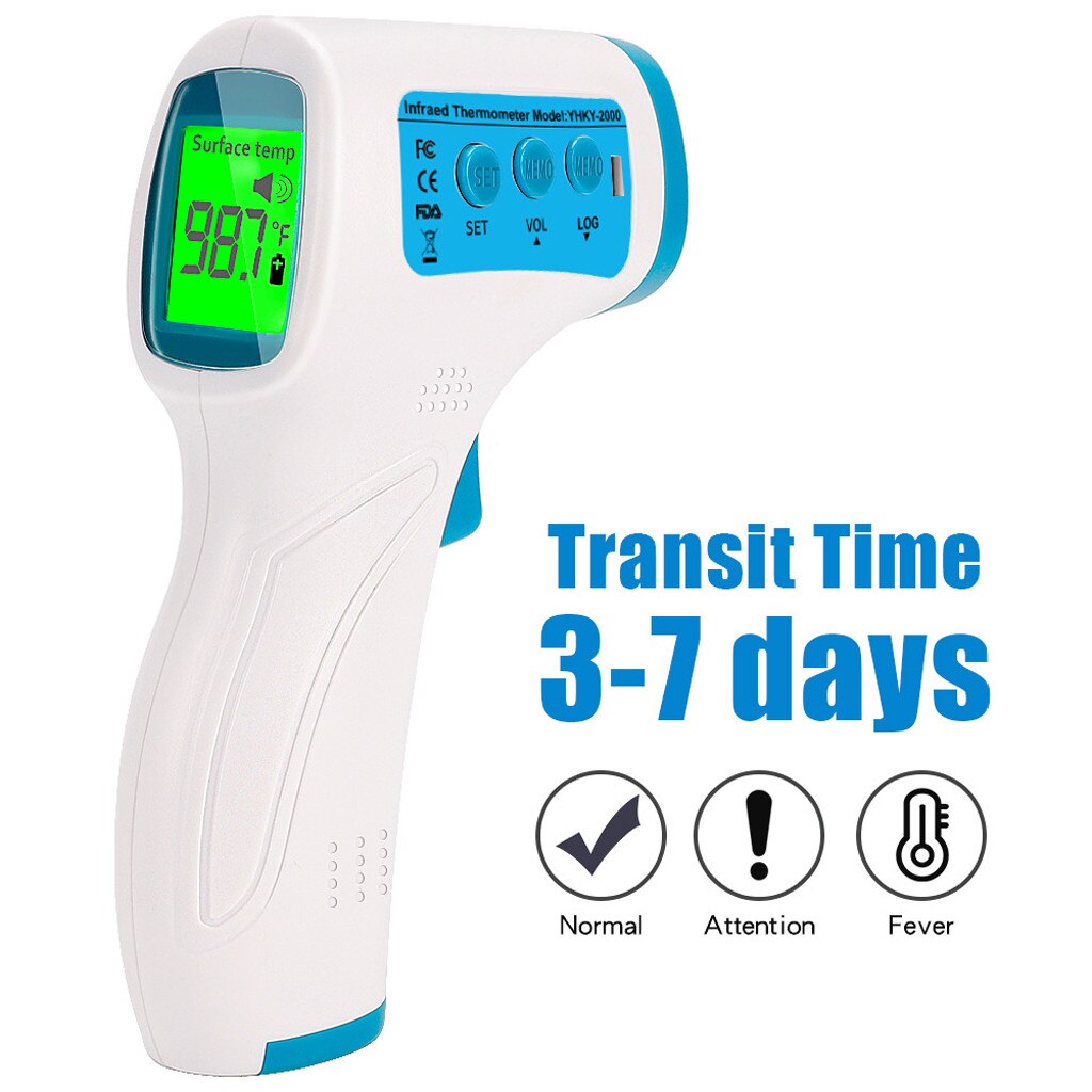 LCD Digital Non-contact IR Infrared Thermometer Forehead Body Temperature Tool