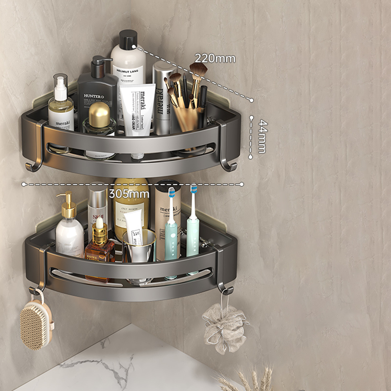 Shower Caddy Corner Hanging Rack Bathroom Organizers and Storage Floating Shelves for Wall no Drilling Corner Shelf Wall Mounted: Red