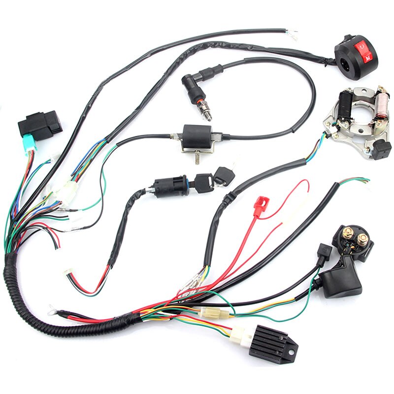 Motorfiets Atv Cdi Bobine Kabelboom Stator Assembly Bedrading Voor Atv Elektrische Quad 50CC 70CC 90CC 110CC 125CC