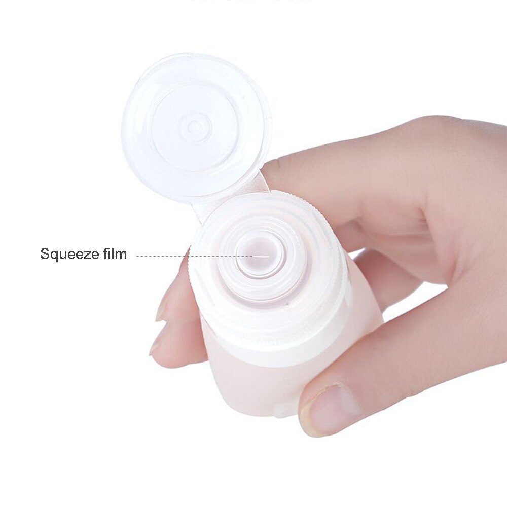 60ml/89ml Silicone Refillable Bottles Set Portable Outdoor Shampoo Travel Package Gel Lotion Cosmetic Bottles With Suction Cup