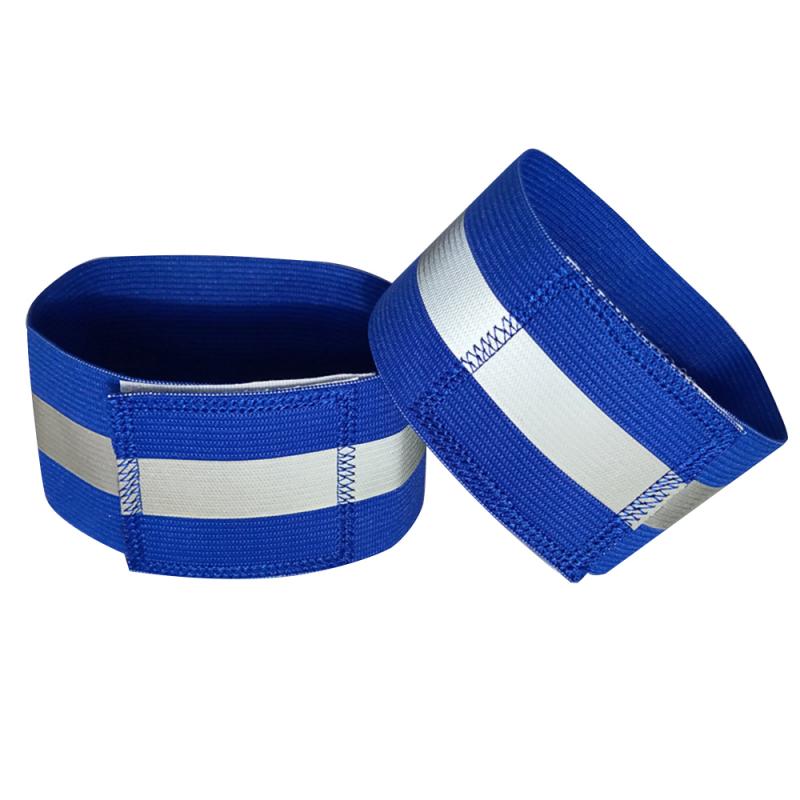 Reflektierende Bands Armbinde Armbinde Knöchel Bein Riemen Sicherheit Reflektor Band Riemen für Nacht Joggen gehen Radfahren: Blau