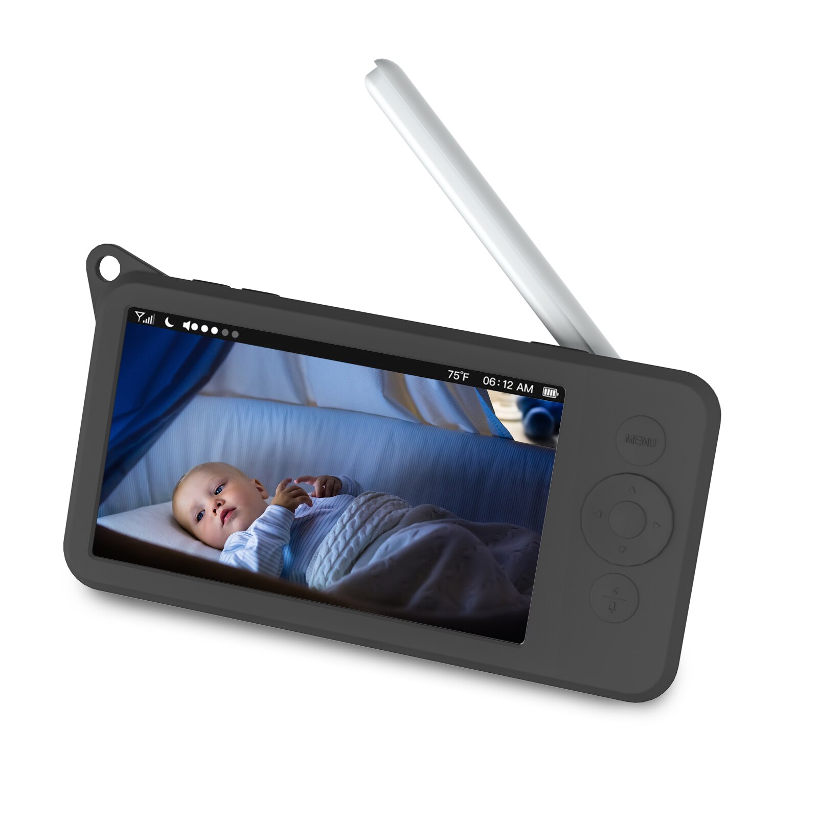 Coque de protection en Silicone pour babyphone vidéo, pour écran 5 &quot;, accessoires de sécurité Eufy