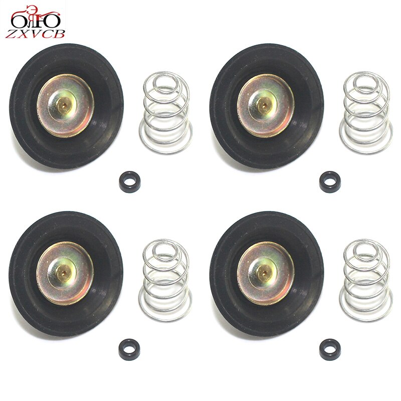 Voor CB400T CM400A CM400T CB450T CB400 CM400 CX500C Cb Cm Cx 500 400 T CX500 Carburateur Air Cut-Off valve Kit Membraan Springs: 4pcs