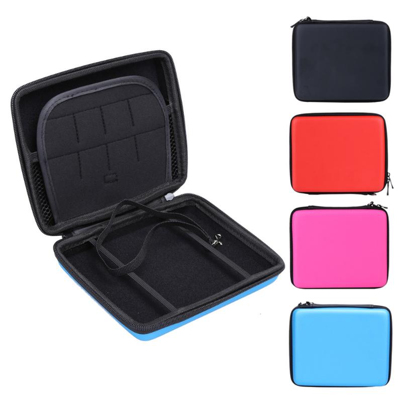 Waterproof Hard EVA Storage Zip Case Game Console Package For Nintendo 2DS Earphone Bag USB Charging Cable Box SD Storoge Bag