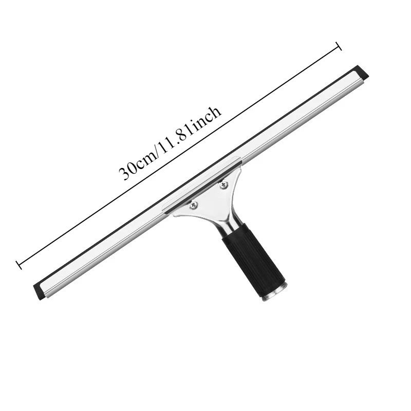 25/30/35/40 cm Glasreinigungsrakel Fensterwischer Fensterreinigungswerkzeug Gummiklinge für Badezimmer Dusche Zuhause Auto Glasreinigung: green
