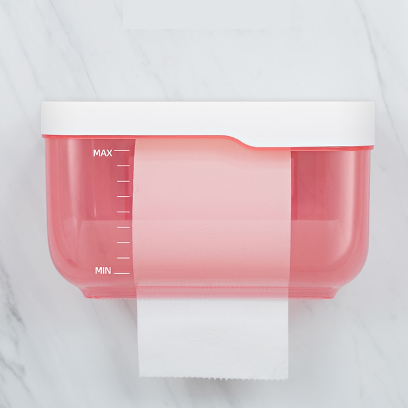 Montagem na parede de plástico suporte de papel higiênico banheiro wc suporte de toalha de papel higiênico prateleira de armazenamento rack de papel caixa de papel higiênico