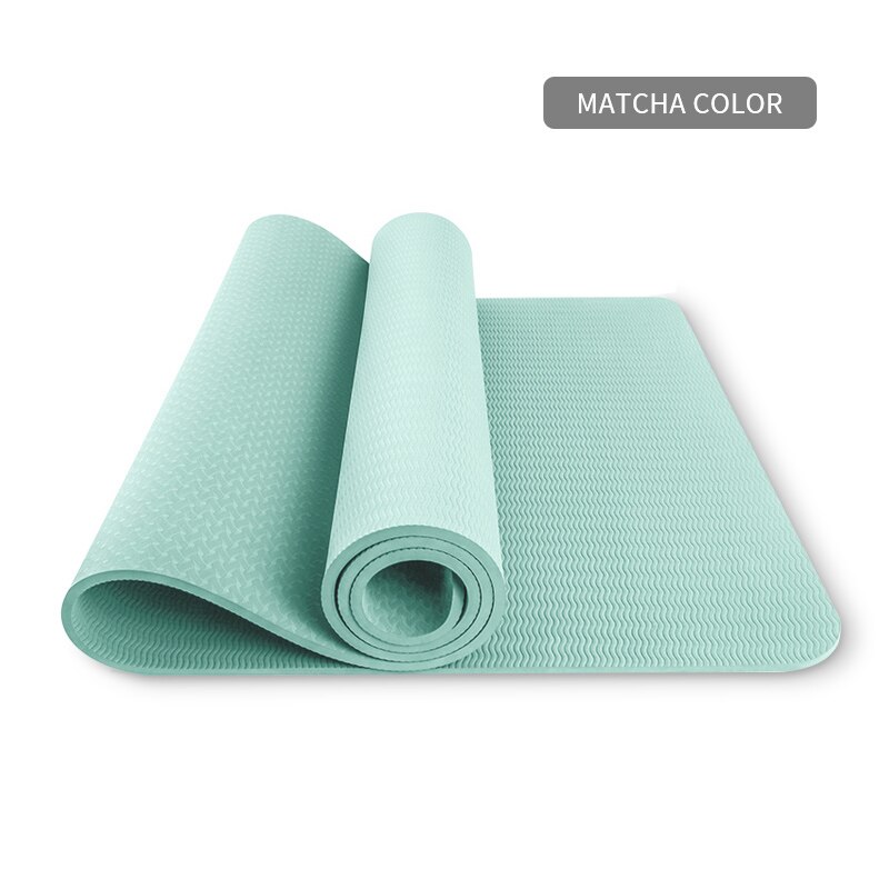 Yoga Mats Widened Thickened Thickness Non-slip 1830*610*6mm Pilates Home Exercises Gym Sports Extra Mat Tasteless Fitness Pad: sku1