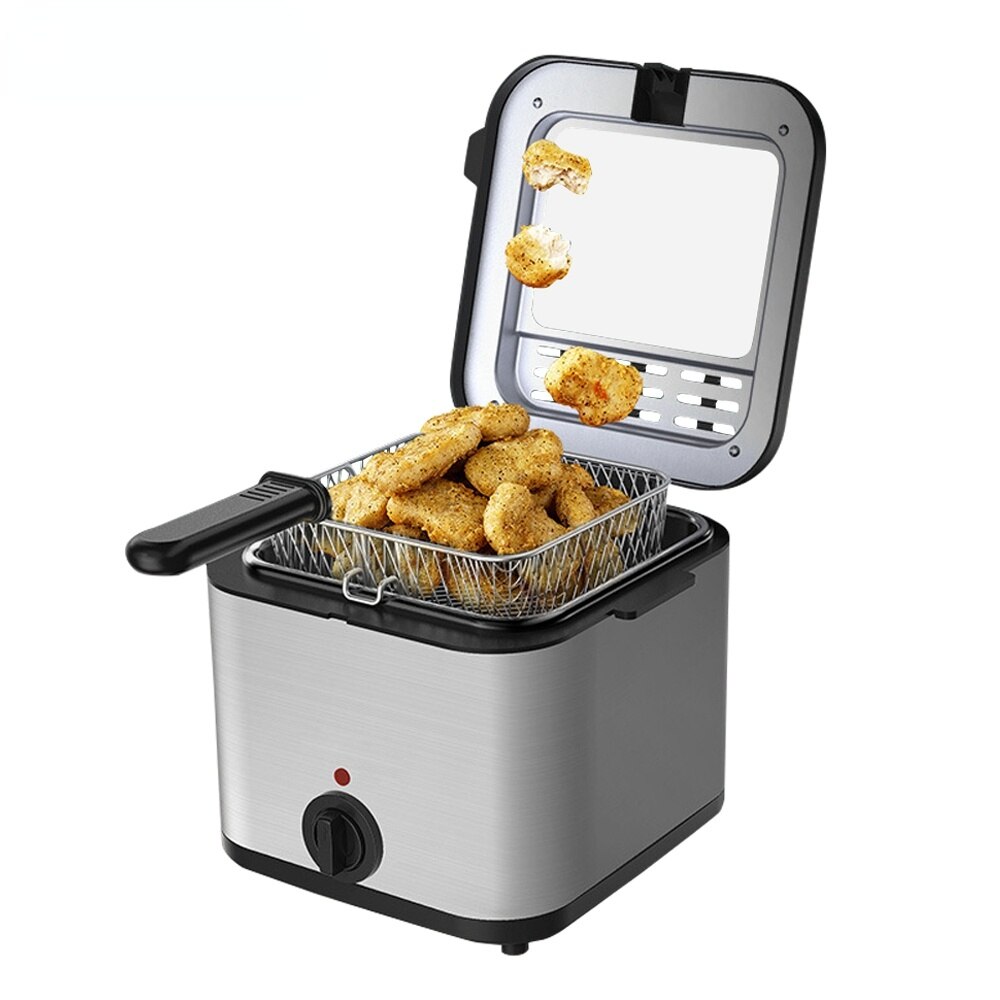 Household/Commercial Electric Fryer 2.5L Frying Machine French Fries Maker Deep Oven Fried Chicken Grill BBQ Tool 110/220V
