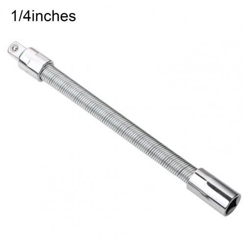 1/4 3/8 1/2 Socket Extension Rod Bar Strong Torque Universal Electric Drill Screwdriver Bit Snake Flexible Hose Cardan Shaft: 14inch
