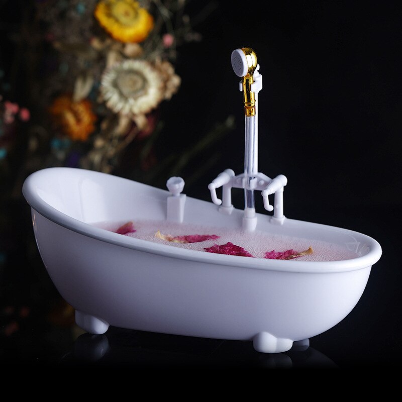 Badewanne Cocktail Bar Wein Gläser Charme Sorbet Smoothie Kaltes Getränk Tasse Container DEC889: Weiß